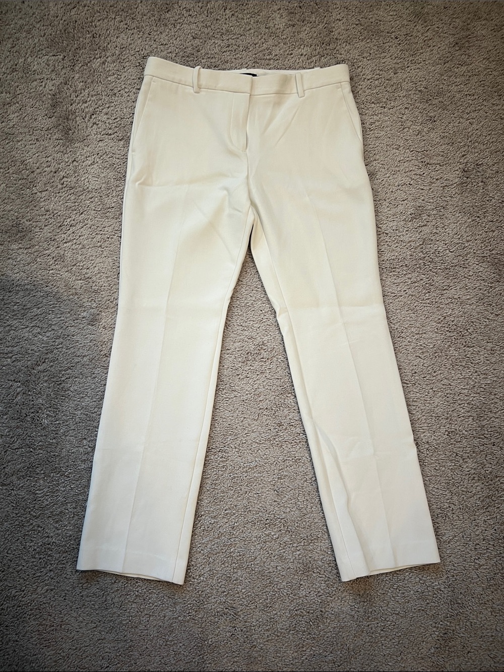 Ann Taylor Sophia Cream Dress Pants